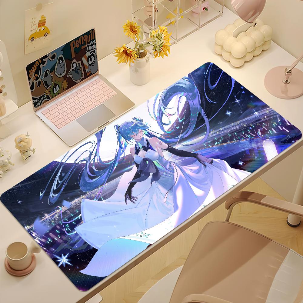 Virtual Japanese MMiku Kawaii Cute Mouse Pad NonSlip Thickened Mousepad Large Writing Lockedge Office Student Gaming Cushion