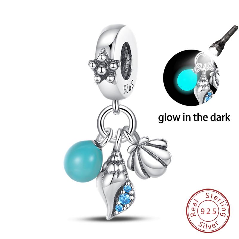 Copper Blue Ocean Ship Lighthouse Starfish Turtle Dolphin Charms Pendants Fit Qikaola Bracelets Diy Jewelry Gifts