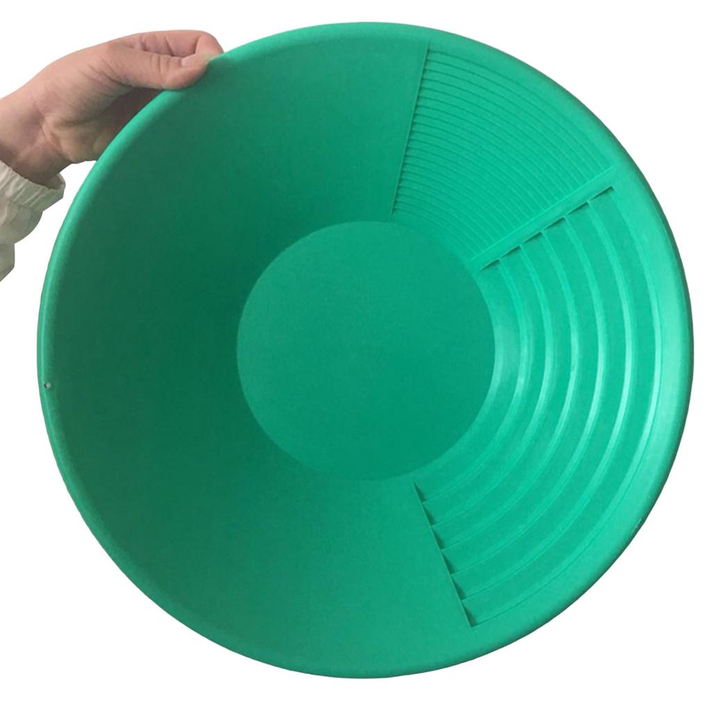 Thickened Gold Panning Pan with Manual Operate Hand Operated Gold Mining Pan Easy To Use Pan for Efficient Prospecting