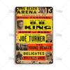 DORA Tin Sign MISES KING OF THE BLUES BB King Metal Poster Classic Metal Sign Wall Plate Home Garden Cafe Industrial Decor Old Metal Plaque
