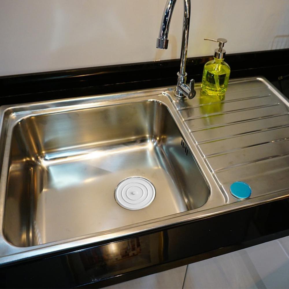 Koupelnové doplňky Utěsněná zátka do vany odolná proti úniku Kryt odtoku Zátka do vany Plochá zátka do vany