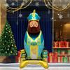 Party Balloons 3 Pieces King Shape Standing Birthday Supplies Christmas Holiday Balloons For Party Planners Christmas Home Shop