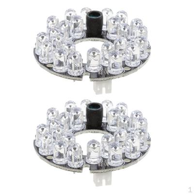 2x 24 IR LED Board Module for Dome Security Cameras