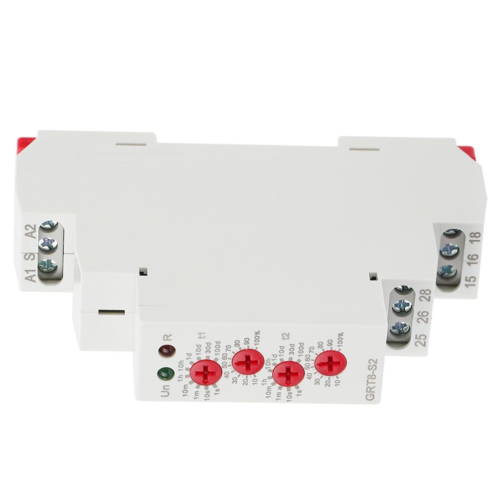 GRT8   Asymmetric ONCelsiusOFF Cycle Timer, AC 220V Delay Control Time Relay, Super Wide Range, S A1 Short Circuit  ing Modes, Compact Size