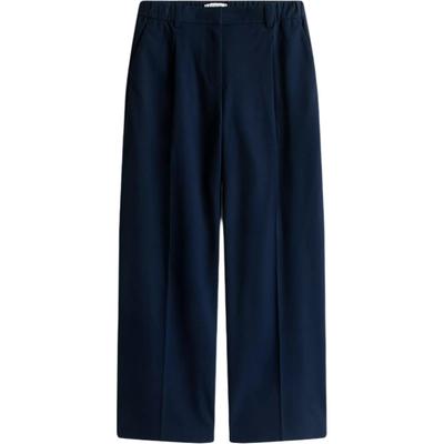 Slim Fit Wide Leg Soft Comfortable Solid Color Casual Pants Women Bottoms XW06061-0GY
