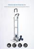 Aluminum Alloy Stair Climbing Hand Truck - Two-Wheel Load King Cart for Cargo Handling & Household Use