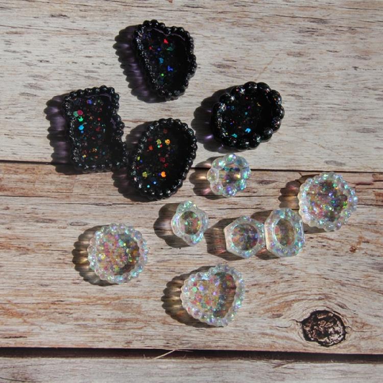 Silicone Craft Mold With Vintage Pearls Plate Pattern Multi Material Jewelry Making Tool For DIY Enthusiasts