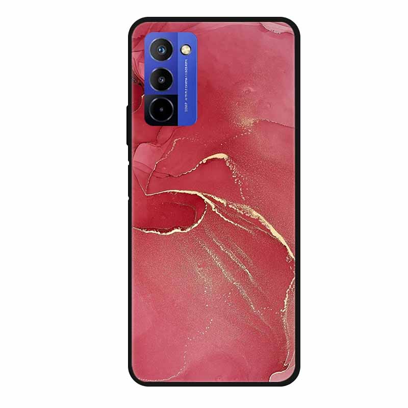 Für Wiko 10 Hülle Marmor 6,75" TPU Weiches Silikon Rückseite Handyhülle für Wiko 10 Wiko10 Coque Cartoon Antischock Stoßfest Funda