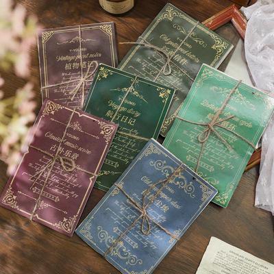 Retro Artistic Classical Letter Series Large Paper Journal - 30 Sheets