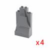 Kit de construction de panneau rocheux MOC: Briques de Pierre Créatives Montagne & Colline pour Rocaille de Jardin DIY ou Décor de Rue Urbaine