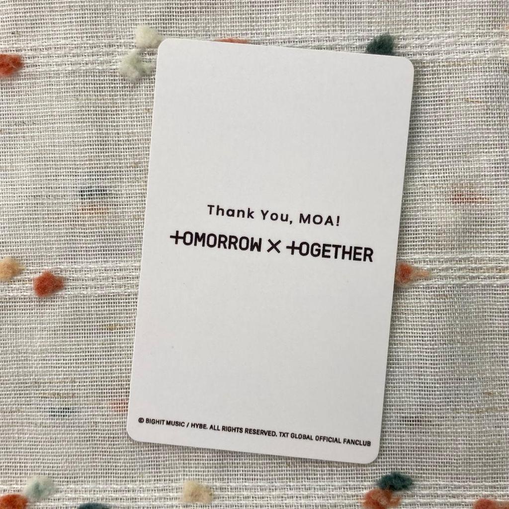[USED] TXT New Membership FC Friend Referral Fan Club Taehyung Trading Card
