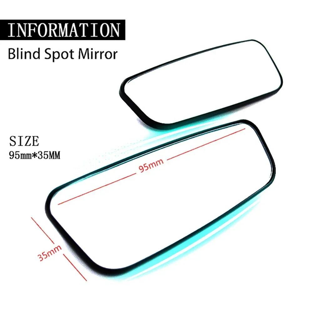 2pcs Blind Spot Mirror Wide Angle Mirror 360 Degree Adjustable Convex Rear View Mirror Car Mirror for All Universal Vehicles