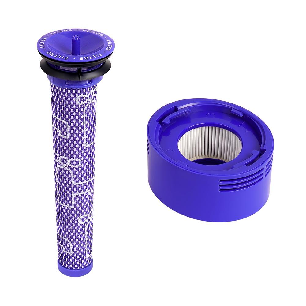 Replacement Filter For Dyson V7 V8 Cordless Vacuum Cleaners Replacement Pre-Filter And HEPA Post- Filter Kit Accessories