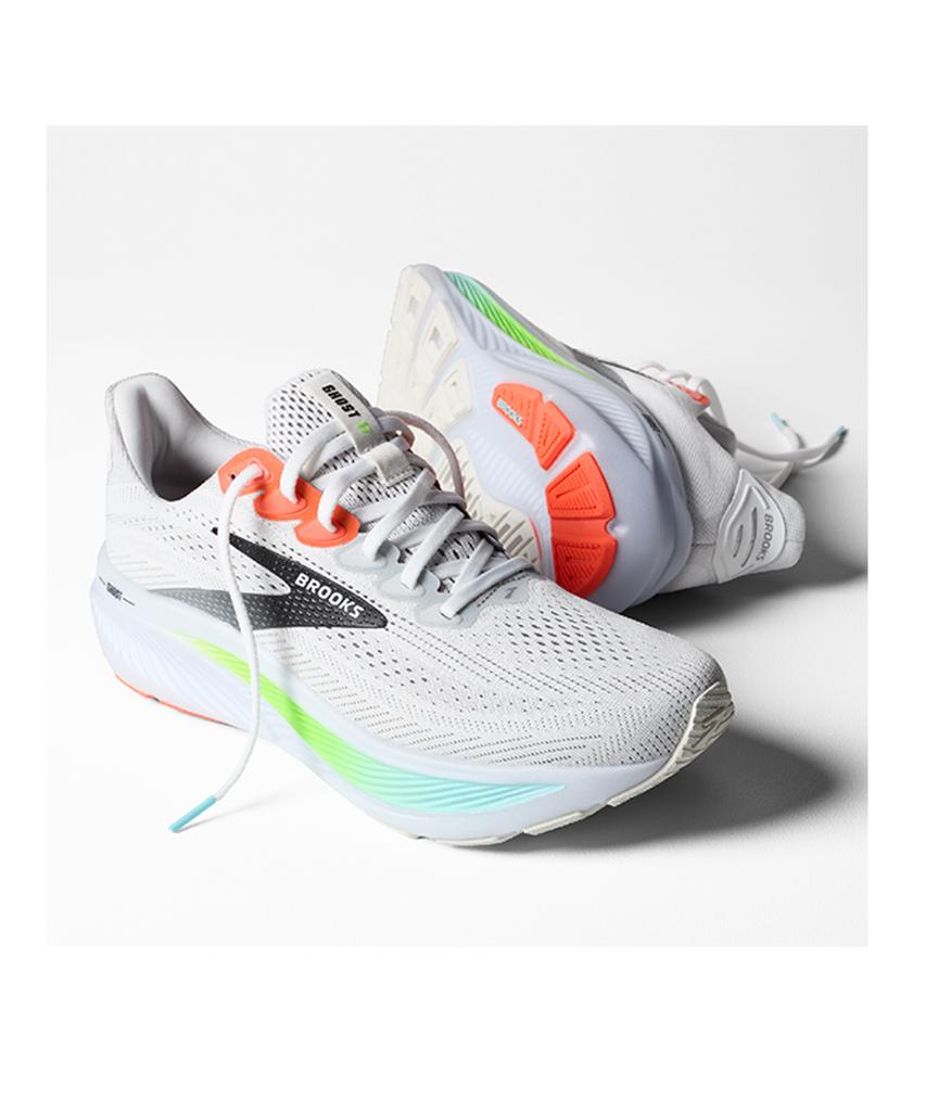 Brooks Running (Men'S) Ghost 17 (Medium) - White / 1104421D112