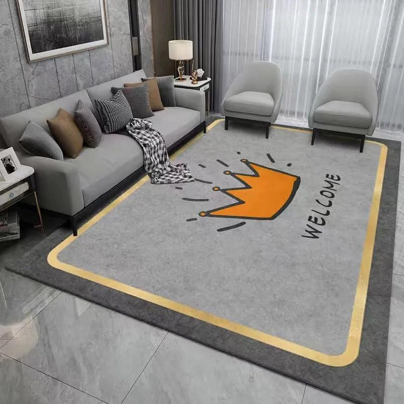 Wohnzimmer Leichter Luxusteppich Advanced Home Modern Minimalistischer nordischer Stil Sofa Couchtischmatte Nachttisch Schlafzimmerteppich Großflächiger Teppich