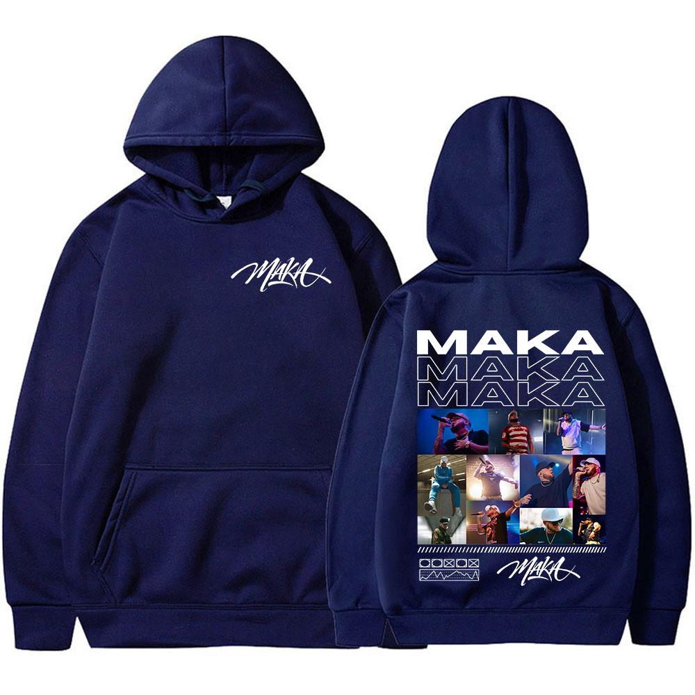 Rapper Maka Graphic Hoodies Men Women Clothing Fashion Hip Hop Sweatshirt Casual Oversized Long Sleeve Pullover Hoody Streetwear