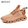 Men Running Shoes Breathable Trainers Sneaker Casual Lace Up Mesh Sport Shoes