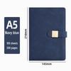A5 Leather Office Business Diary 2026 Model with Magnetic Buckle Cover