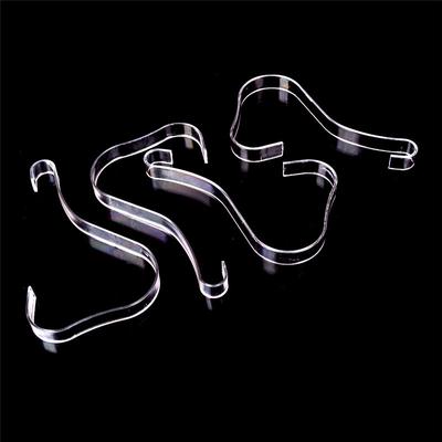 4PCS Women Clear Acrylic Plastic Sandal Lady Shoes Display Stands Insert Holders