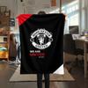 1PC Manchester Unitedaa Print Flannel Blanket, High Quality Comfortable for All Seasons, Home Decor, Warmth and Comfort, Perfect for Christmas Gifts