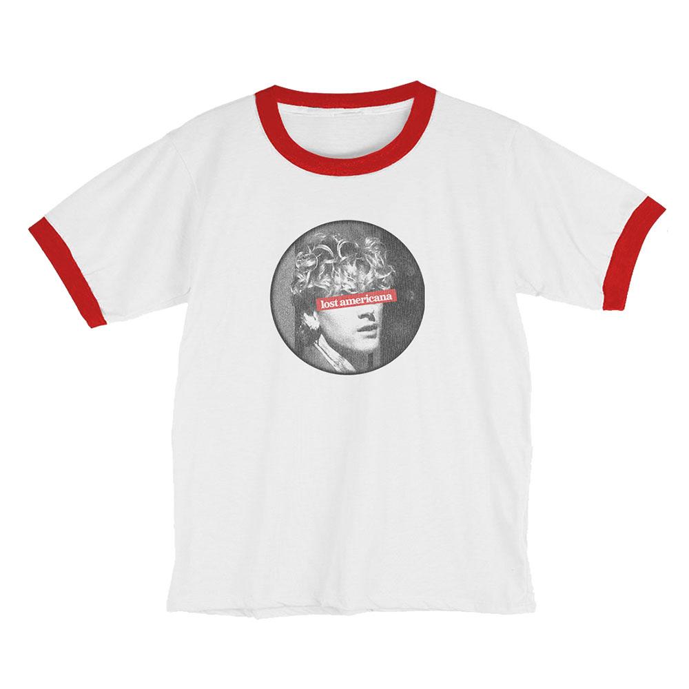 

Mgk Lost Americana Ringer Tee Short Sleeve Fashion Male T-shirt Unisex Summer O-neck Casual Tees 3D Graphic Tshirts S