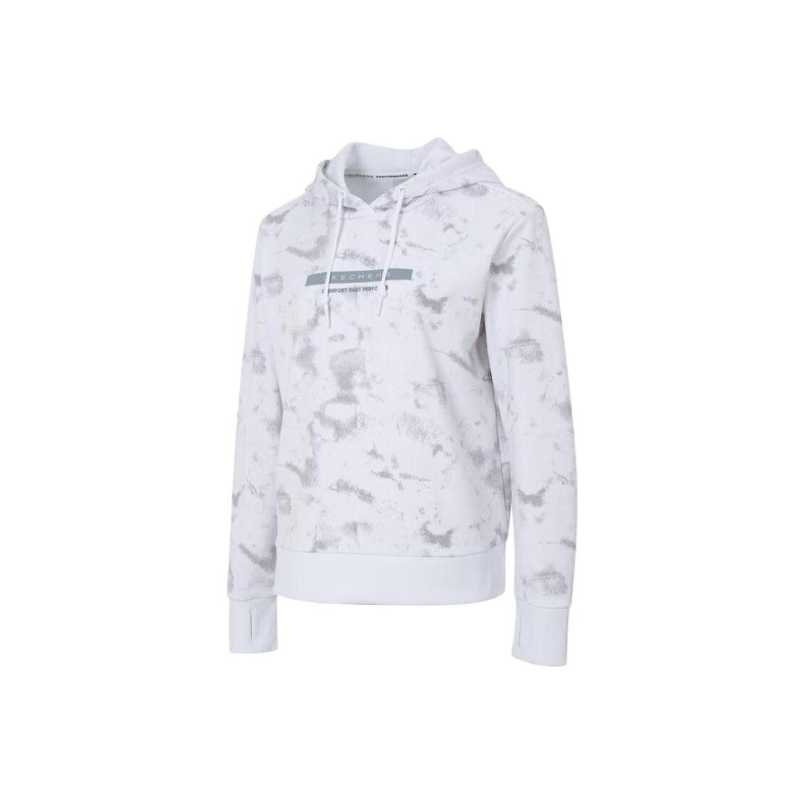Skechers Pullover Letter Print Sports Hoodie Women hoodies P423W025-037J M