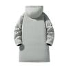 Men's Trendy Plus Size Mid-Length Cotton Windbreaker Jacket - Warm and Fashionable 2026 Edition