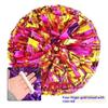 Pompon Multicolori Gioco per Bambini da 5/6 Pollici Palla Tifo per Animali da Compagnia Accessori 'Forza!' Economici Pratici Decorazioni per Festa di Cheerleading Danza Concerto