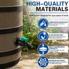 Downspout Collector Rain Barrel Spigot 3/4 GHT Thread Rain Barrel Kit  Outdoor Garden