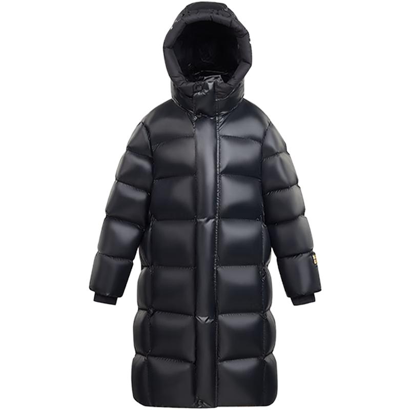 

Gaofan Black Gold Kids Long Goose Down Jacket 130