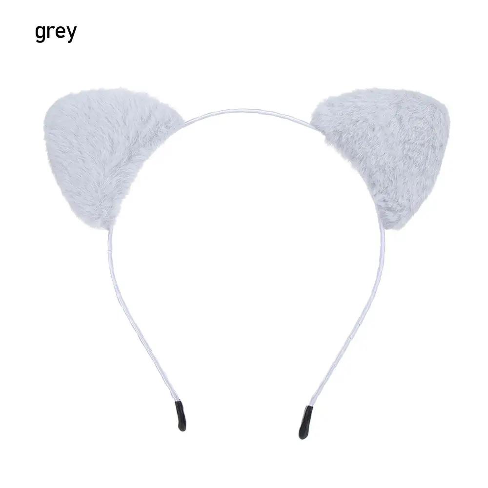 Schattige Kant Kattenoren Hoofdband Verkleed Hoofdband Dames Meisjes Cosplay Hoofddeksel Maskerade Anime Kostuum Feest Haaraccessoires white