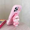 3D Niedliche Weinkind Halter Handyhülle Für iPhone 17 Air 17 16 15 14 13 Pro 12 11 Pro Max 16E Weiche Silikonhülle