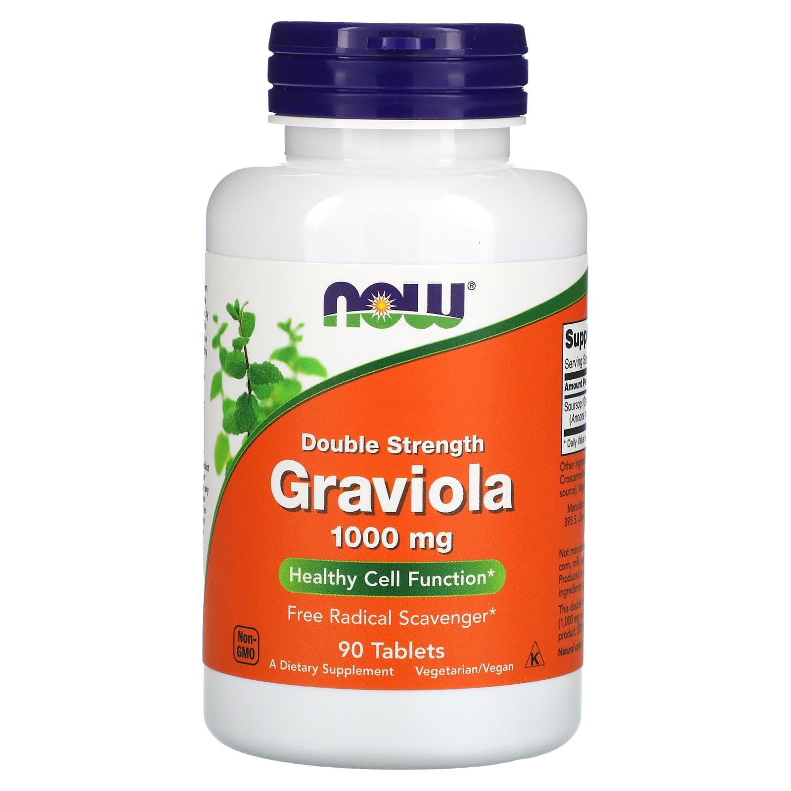 

Graviola, Double Strength, 1,000Mg, 90 Tablets