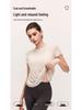 Women's Bamboo Yarn Yoga T-Shirt with Water Drop Back Design - Summer Pilates Fitness Wear