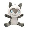 Changed Puro Plush Doll, Transfur Beast Lab Game Character Stuffed Animal, Soft Collectible Toy for Fans, Gray