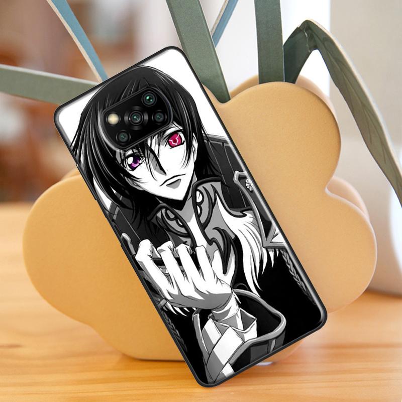 Lelouch Code Geass Pentru Xiaomi Mi 10T 11T Pro Mi 11 Lite Husă Pentru POCO M3 Pro M4 F3 X3 GT X3 Pro Carcasă Telefon
