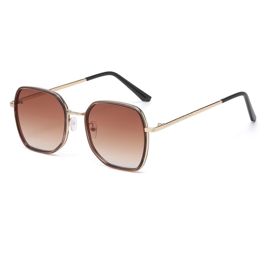 Vintage Polygon Sunglasses Men Classic Fashion Metal Rim Outdoor Shades Women New Trendy Fashion Brand Design Sun Glasses