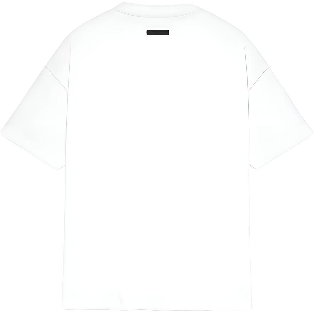 Fear of God Essentials T-shirt Classica Bianco Brillante Top Unisex 125AS264173F