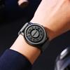 BINBOND Herren Schwarz Tech Magnetische Levitation Uhr Neues Konzept Kreative Persönlichkeit Wasserdicht Quarz Armbanduhr für Herren Geschenk