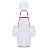 Children‘s Cooking Apron Set 3Pieces: Elastic Band Chef Hat, Oversleeves & Bib Apron with Pocket for Mess-Free Baking