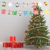 European Charming And American Style Christmas Paper Flag Banners Schools For