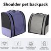 Cat Bag Portable Pet Double Shoulder Breathable Large Capacity Roller Curtain Backpack