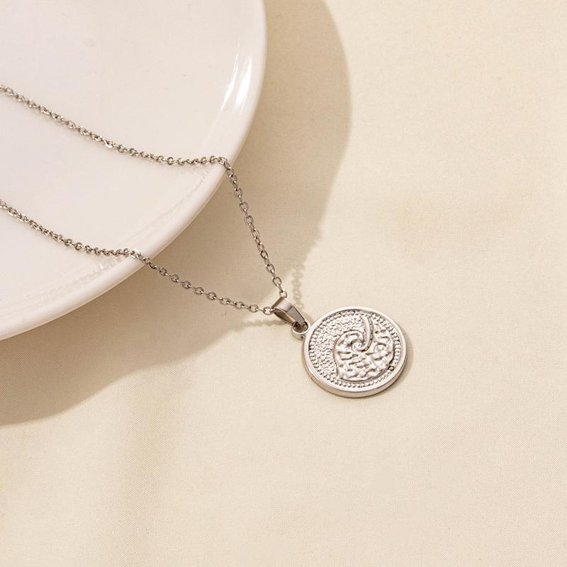 O Chain Around Neck Necklace Waterproof Stainless Steel Conch Shell Starfish Pendant Necklaces For Women Men Accessories Jewelry