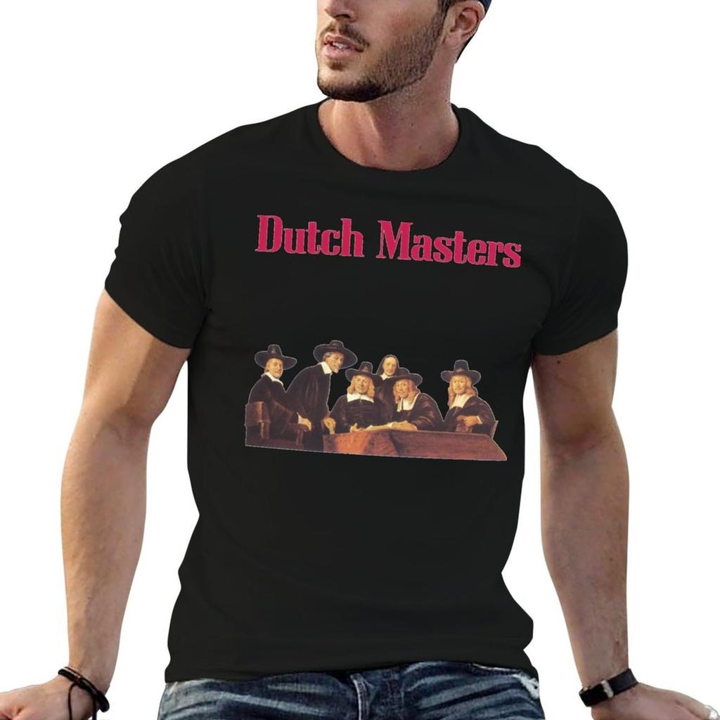T-shirt Maîtres Hollandais Décontracté Ample pour un Usage Quotidien