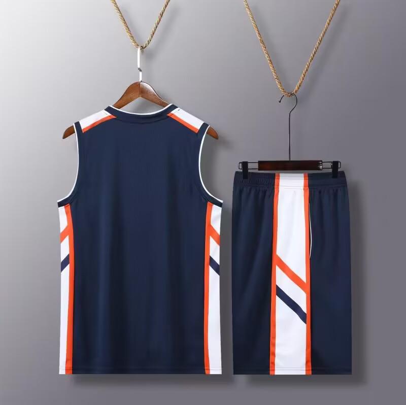 Men's Ultra-Fast Drying Basketball Jersey with Custom Numbers - Student Team Uniform Set