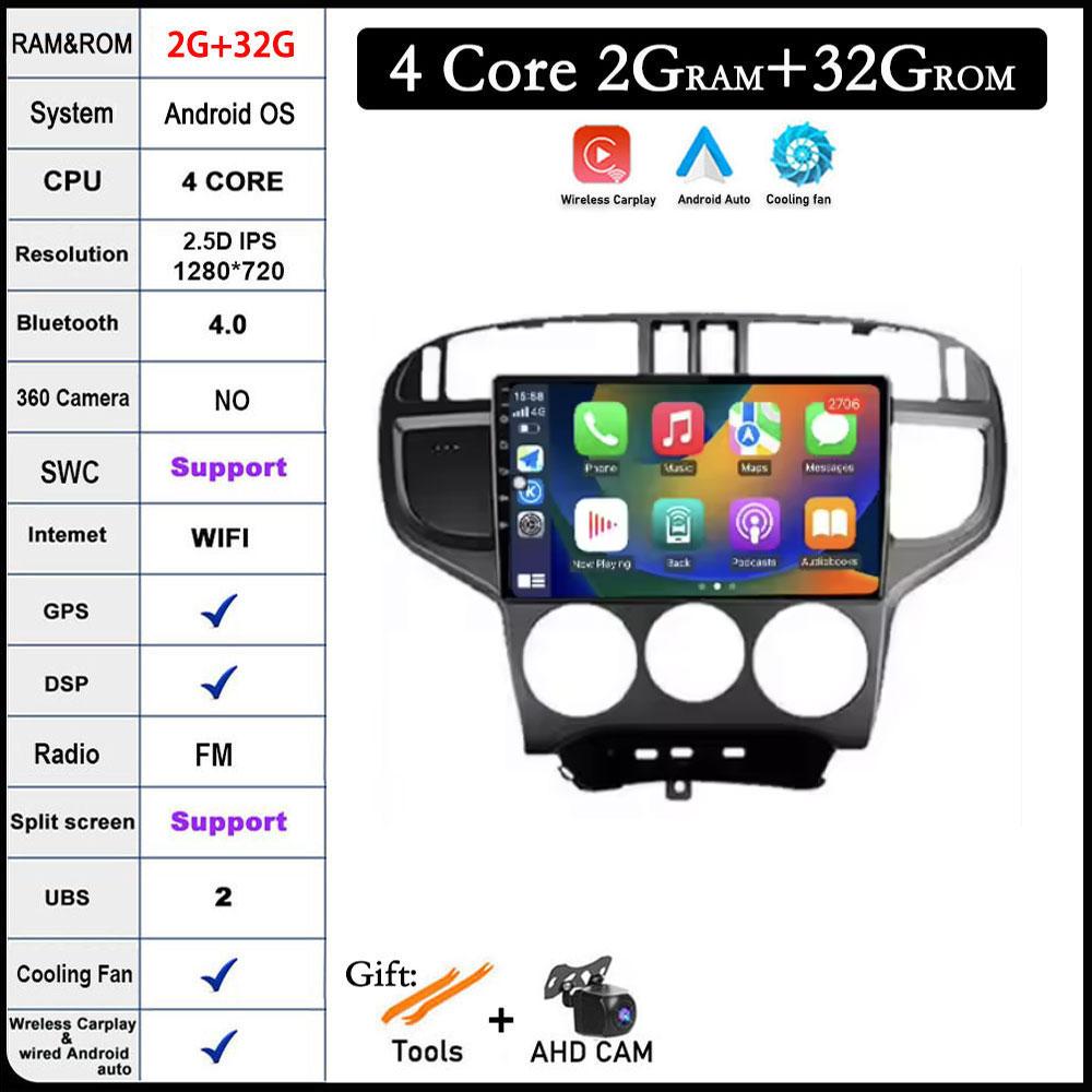 9 Inch DSP Head Unit For Hyundai Matrix 2001-2010 Android 14 4G Car Radio Stereo Multimedia GPS Navi Carplay Autoradio Video