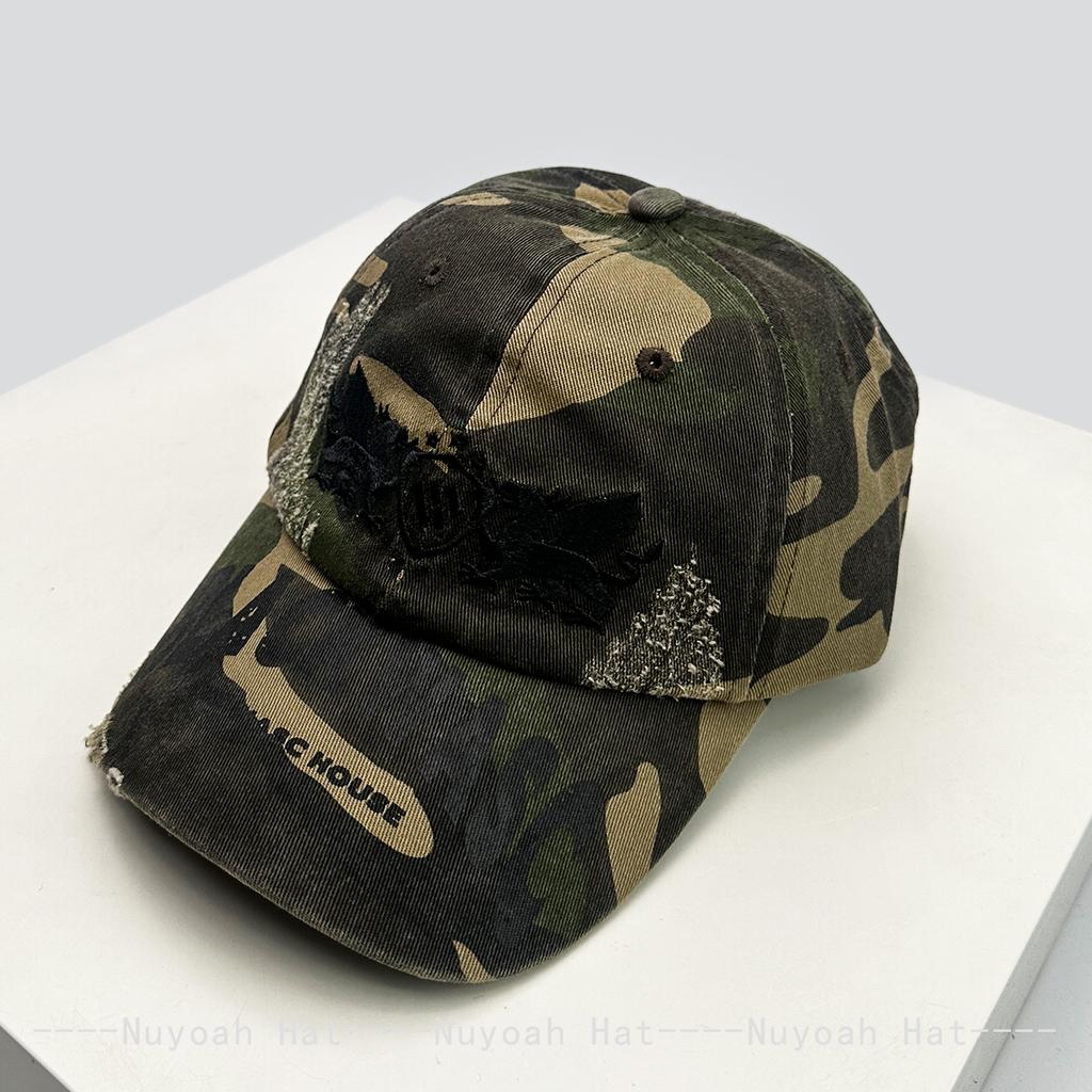 Amerikanische Bestickte Buchstaben Drachenmuster Baseballkappen Sonnenschutz Retro Persönlich Neu Herren Damen Vielseitig Schirmmützen Mode