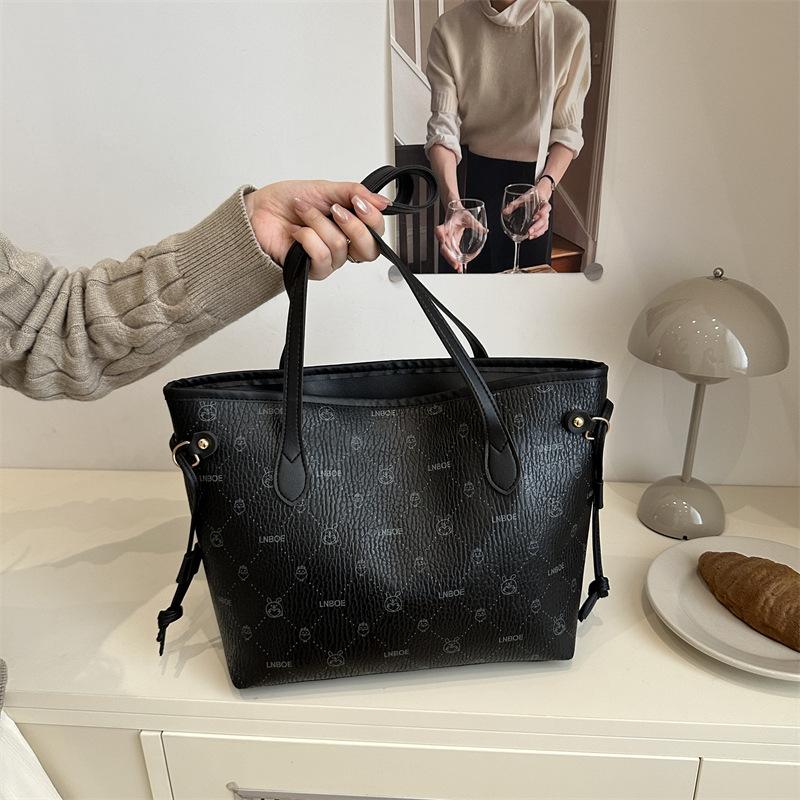 

Вместительная модная сумка-тоут с принтом, женственная, повседневная, для выхода в свет, в стиле ретро, с характером, на плечо