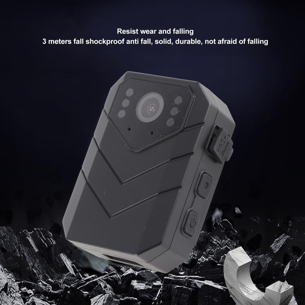 Pocket Video Recorder 4K Ultra HD Sensor WiFi Body Worn Camera Waterproof Motion Detection Long Endurance for Security Guard