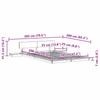 Bed Frame White 120 x 200 cm Wood